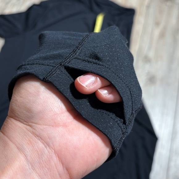 Merino Blend By Paradox Mock-Neck Pullover 1/4 Zip Dri Release Black Women’s XL - Picture 5 of 8